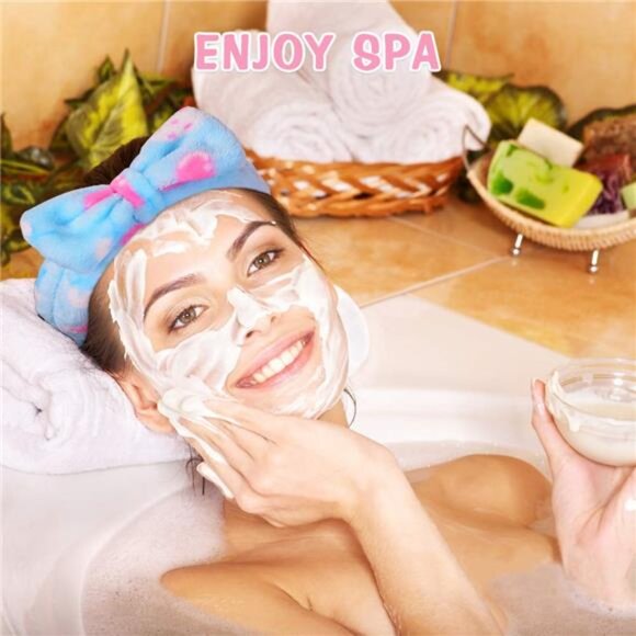 8 Pack Spa Headband for Women Facial Makeup Headband